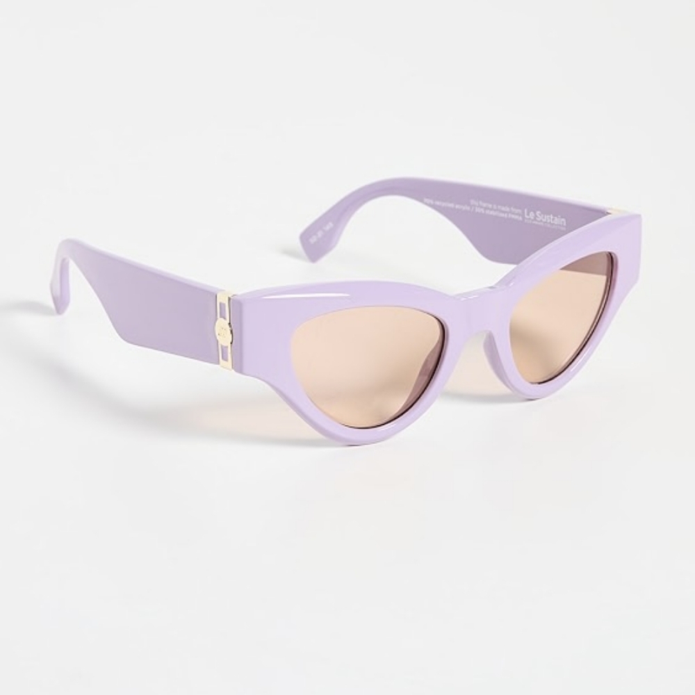Le Specs Fanplastico Eco Aware Collection Le Sustain Women's Cateye Sunglasses